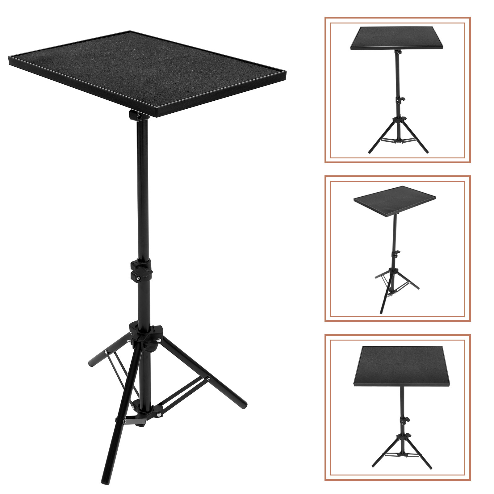 Projector Tripod Stand - Suporte dobrável resistente para projetor, altura