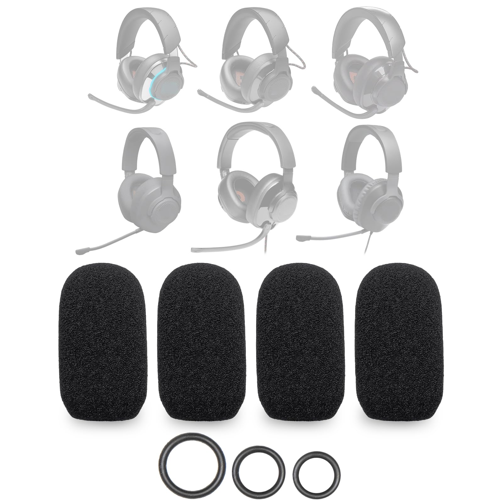 Home Cinema Jbl 800 - Capa de microfone com filtro pop,