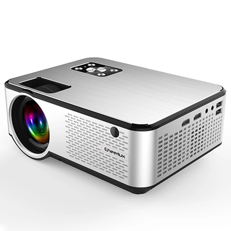 Home Cinema Mini - Projetor Inteligente Cheerlux C9 Mini 4K