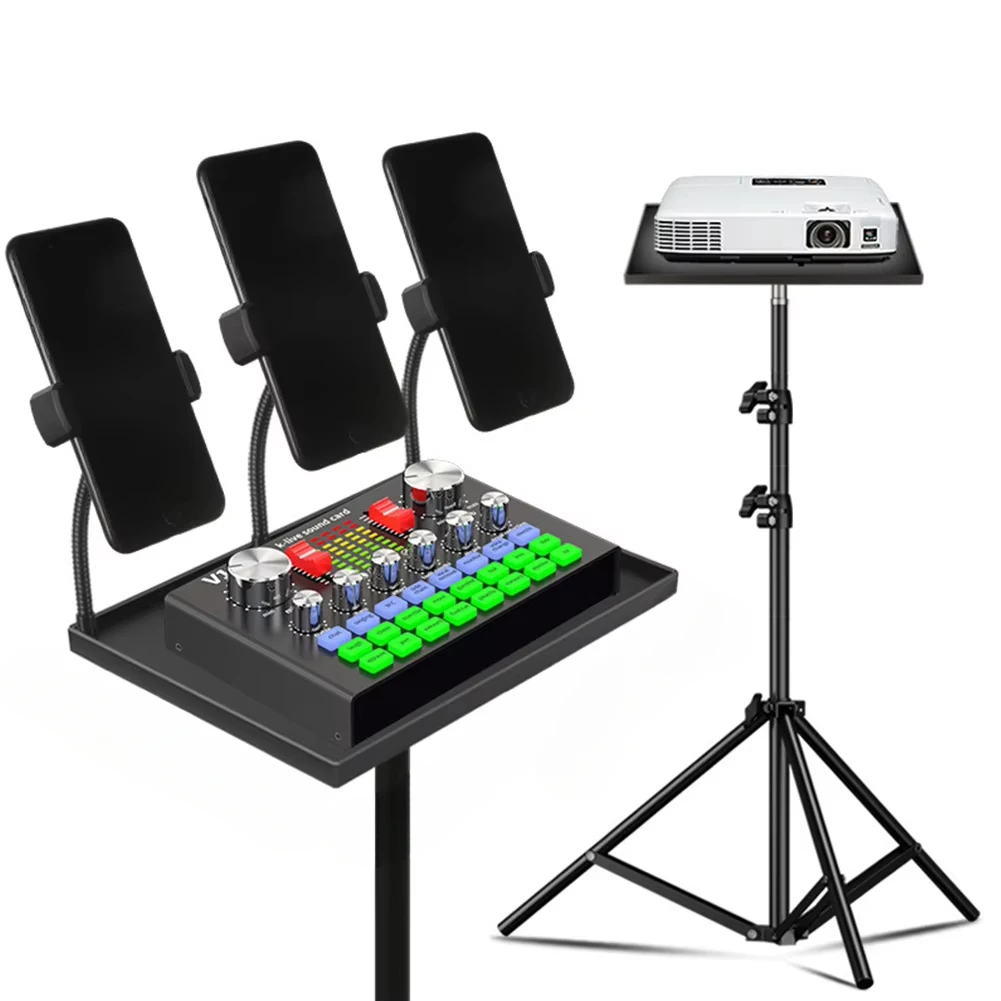 Projector Tripod Stand - Suporte Portátil para Projetor, Bandeja de