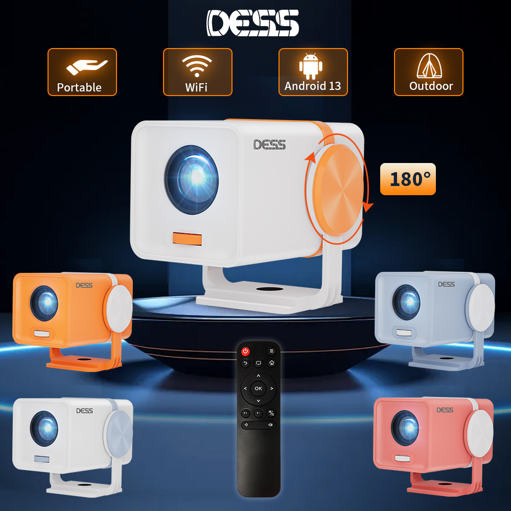 Home Cinema Pc - Projetor DESS Android 13 Dual Band