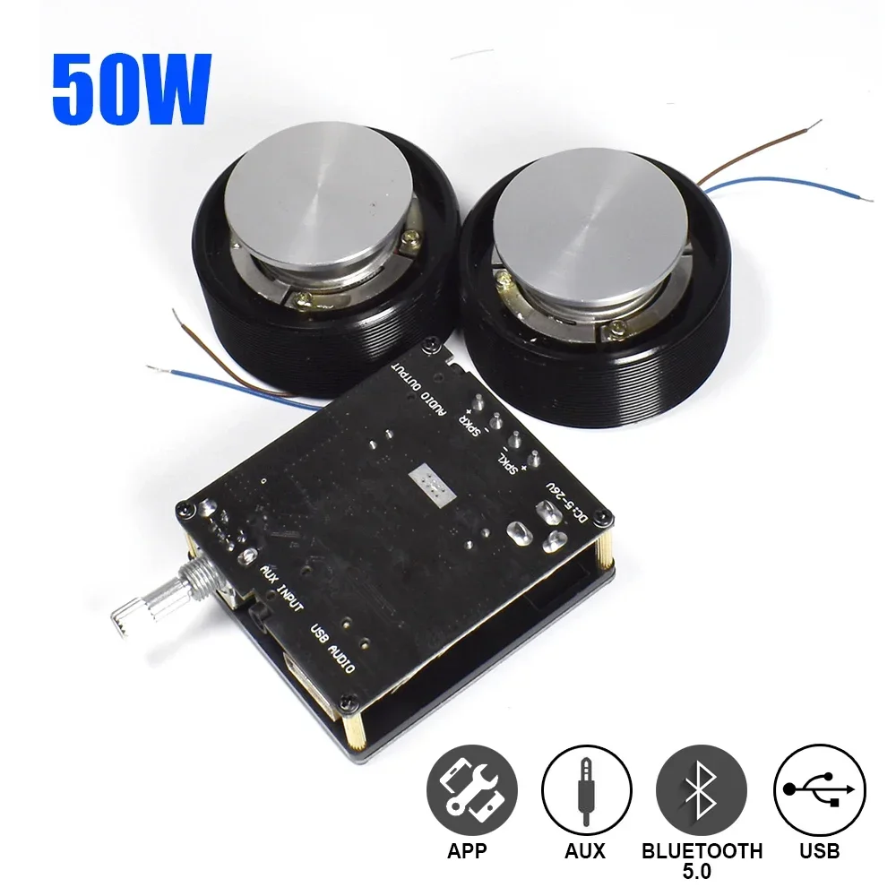 Home Cinema Sound System - 1 conjunto 50w 2.0 alto-falante de