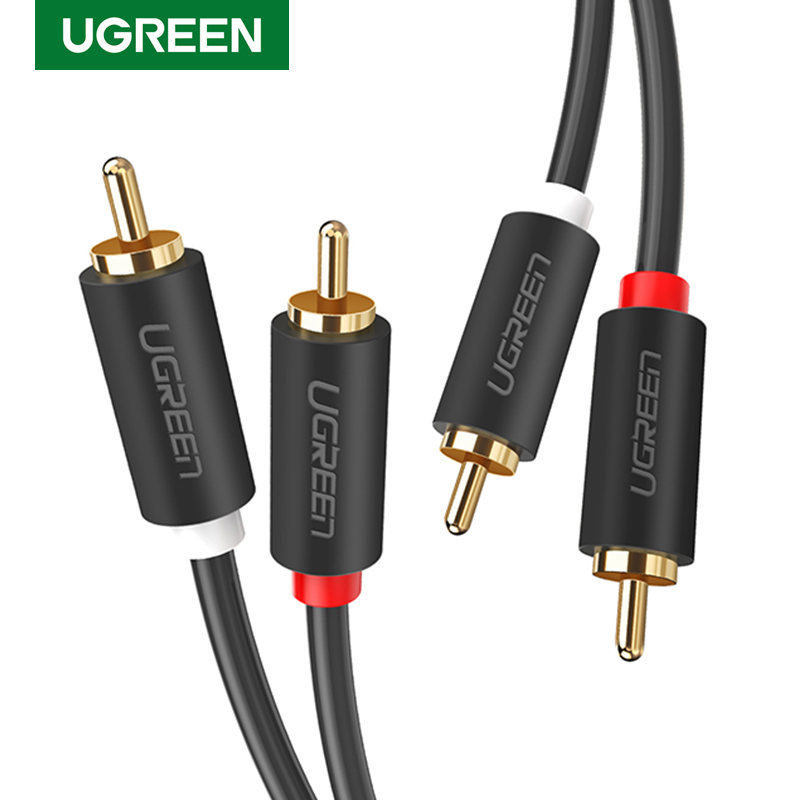 Home Cinema Sound System - 2RCA para 2 UGREEN RCA Macho