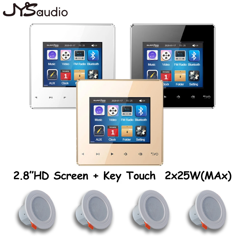 Home Cinema Sound System - Smart Mini Bluetooth Wall Amplifier, Home