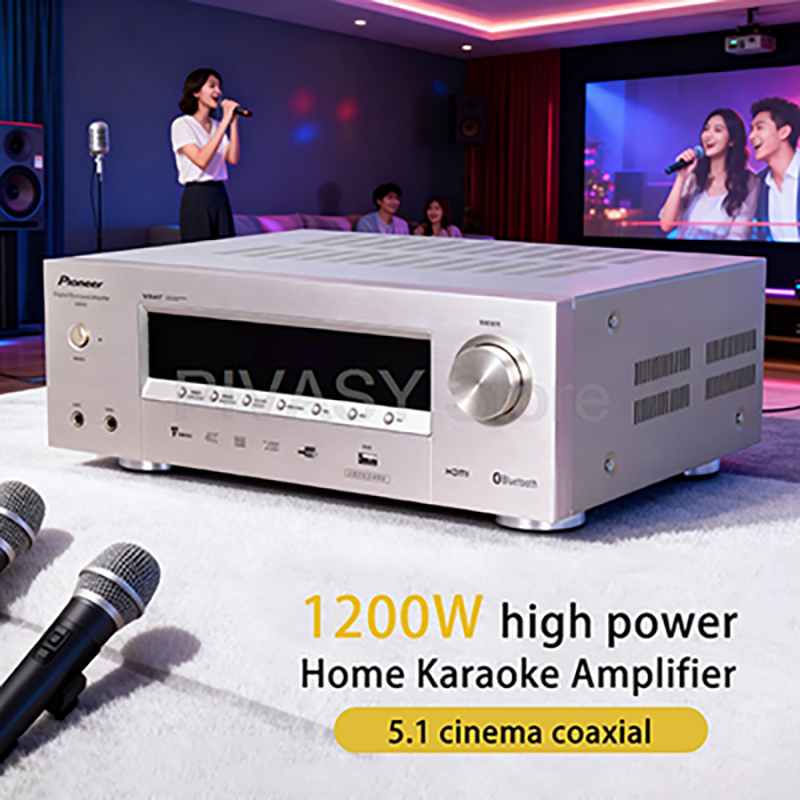 Home Cinema Heos - Amplificador de som bluetooth snr85db, 1200w,