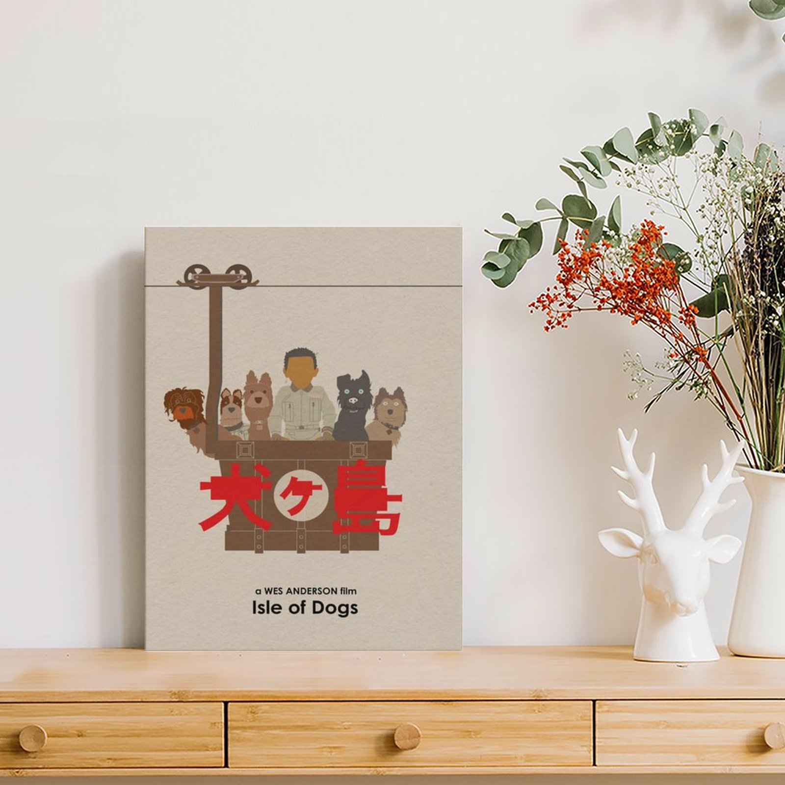 Wes anderson ilha de cães film - Home Cinema Wall avaliação e preço
