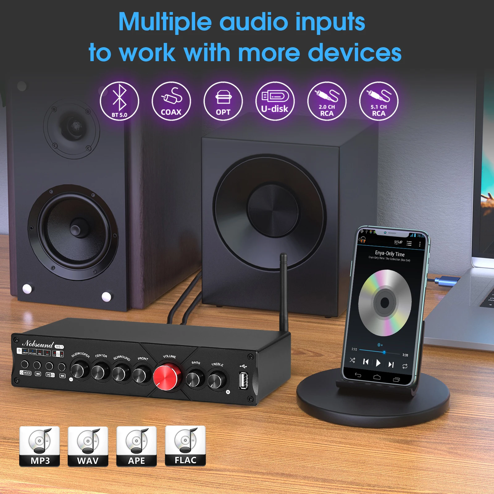 Nobsound m5.1 receptor digital - Home Cinema Samsung 5.1 avaliação e preço