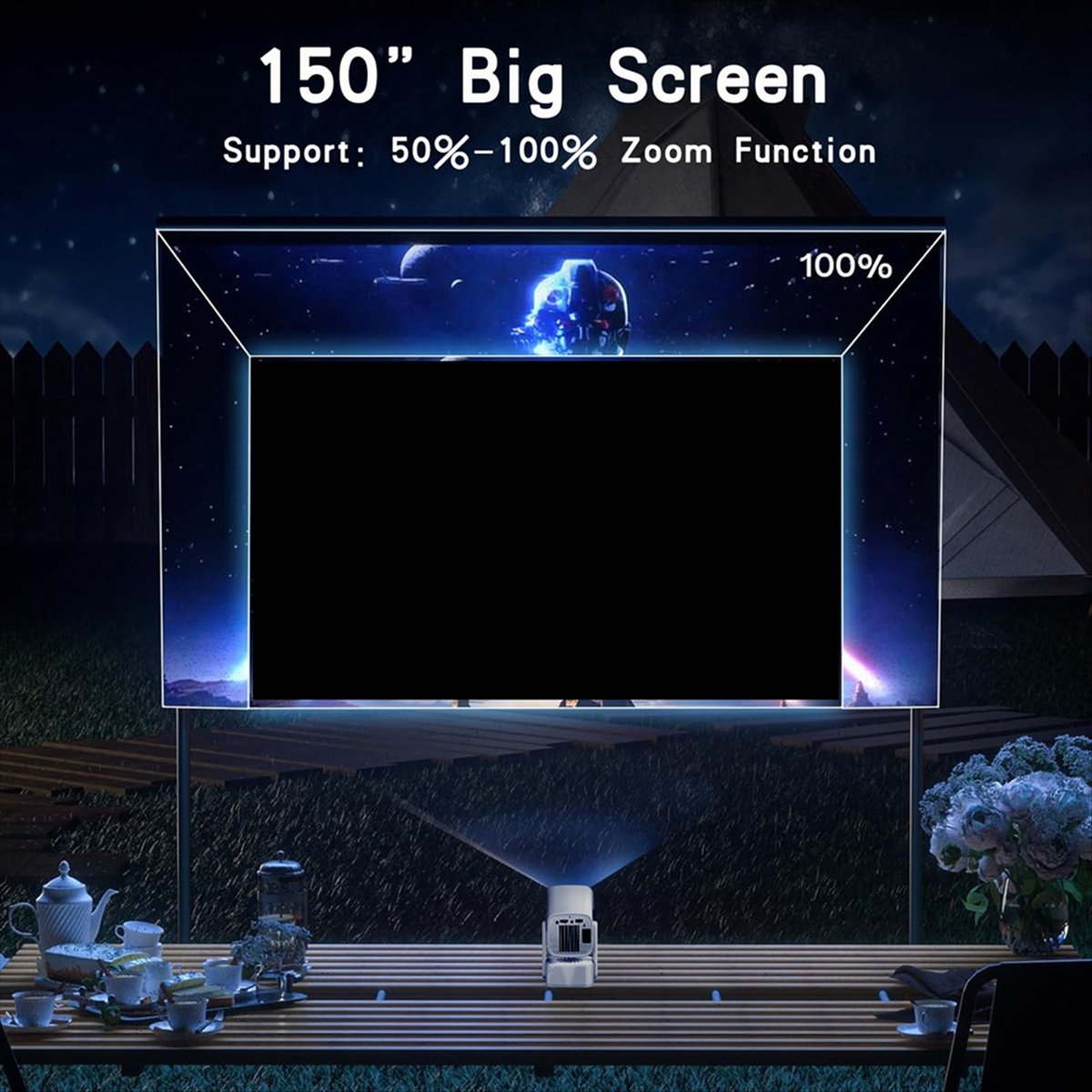 Top y7s mini projetor intelige - Home Cinema Mini avaliação e preço