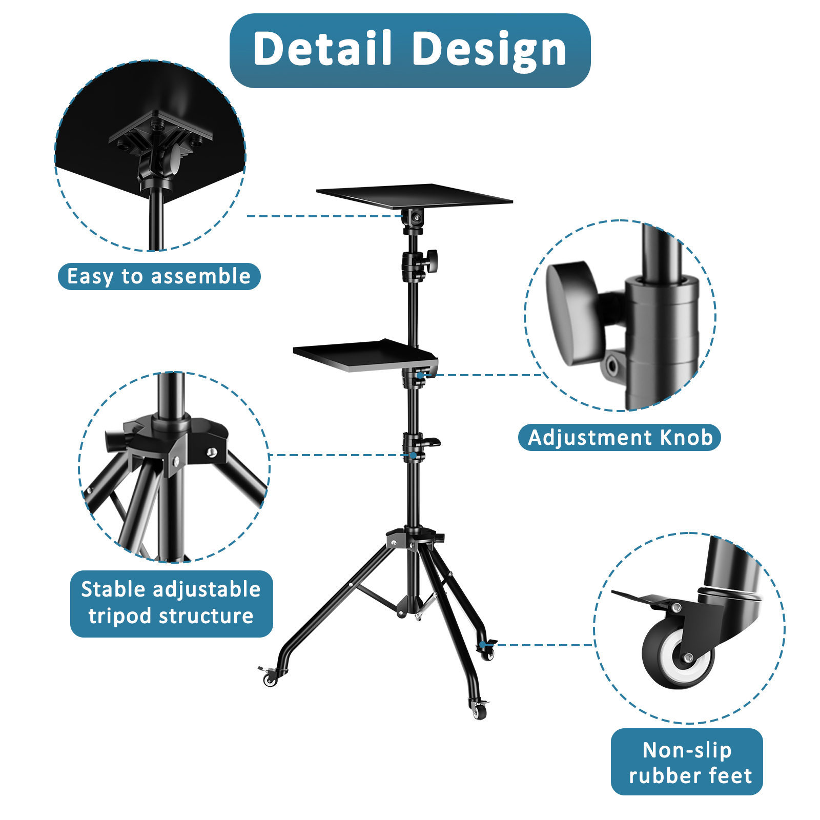Suporte Tripé para Projetor SH - Projector Tripod Stand avaliação e preço