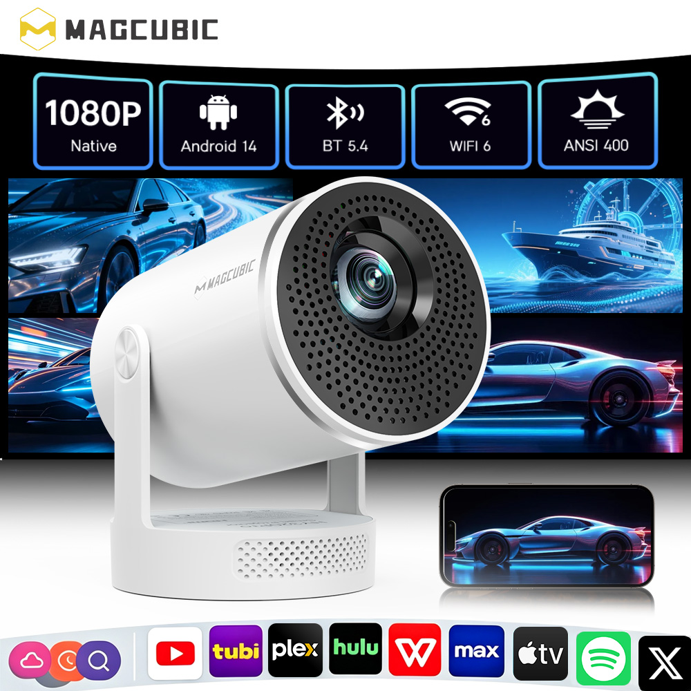 Projetor Magcubic Android 14 N - Home Cinema Pc avaliação e preço