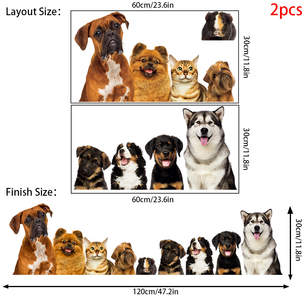C30 #   9 gatos fofos e cães a - Home Cinema Wall avaliação e preço