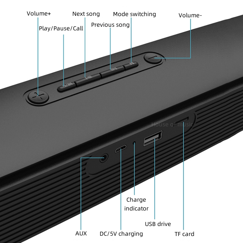 Barra de som áudio Bluetooth p - Home Cinema Pc avaliação e preço