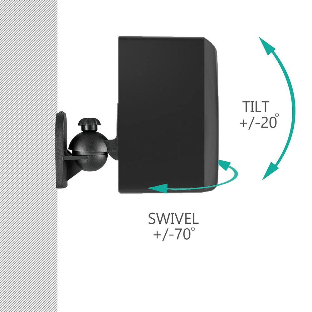 1 par = 2 peças suporte de mon - Home Cinema Logitech Z906 avaliação e preço