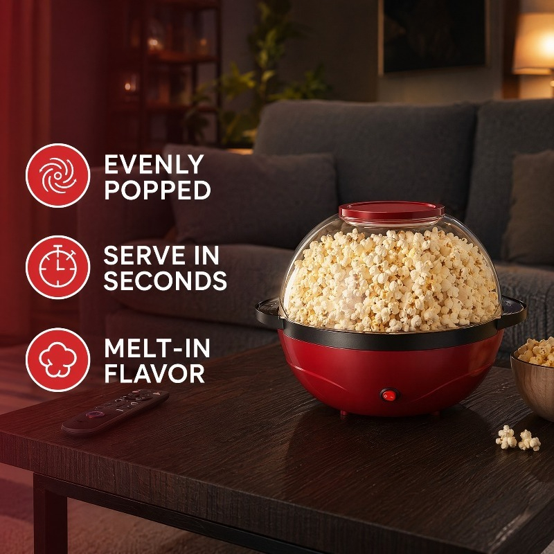 Máquina de Pipoca 3.6L, Pipoca - Popcorn Machine Home avaliação e preço