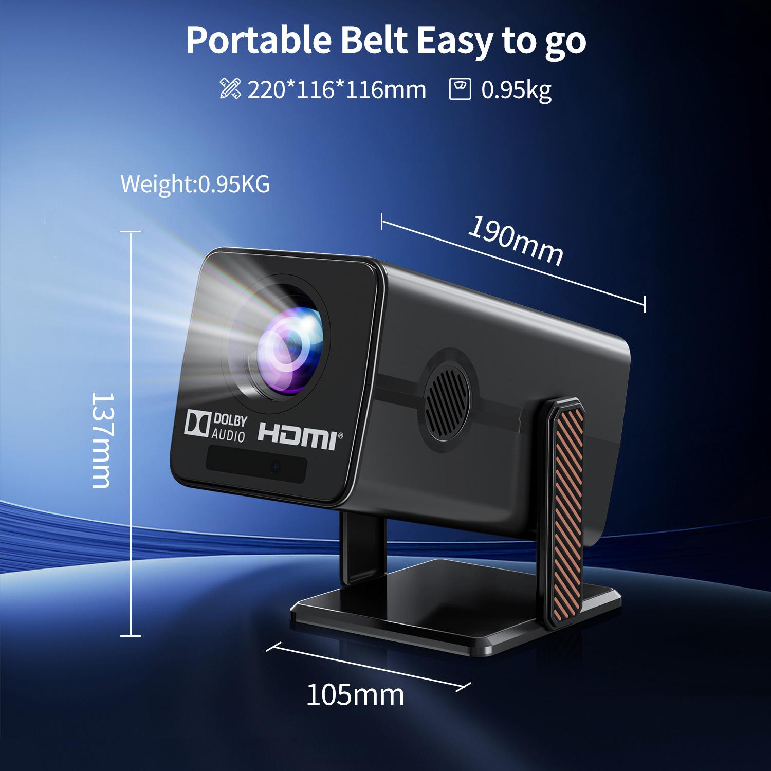 HM103A ميني بروجيكتور ذكي أصلي - Home Cinema Mini avaliação e preço