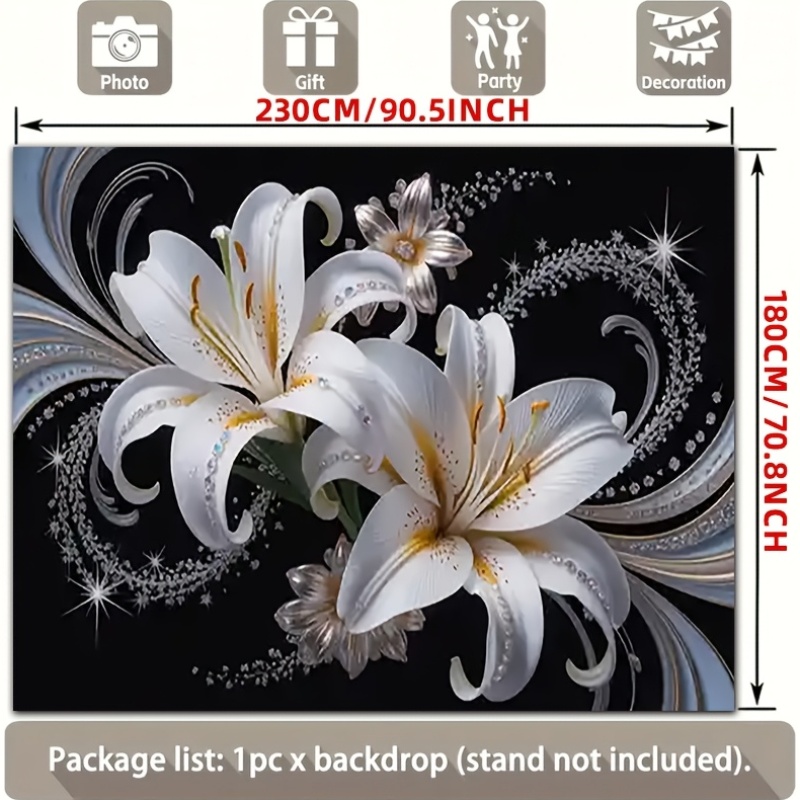 Tapeçaria floral luxuosa de lí - Home Cinema Wall avaliação e preço