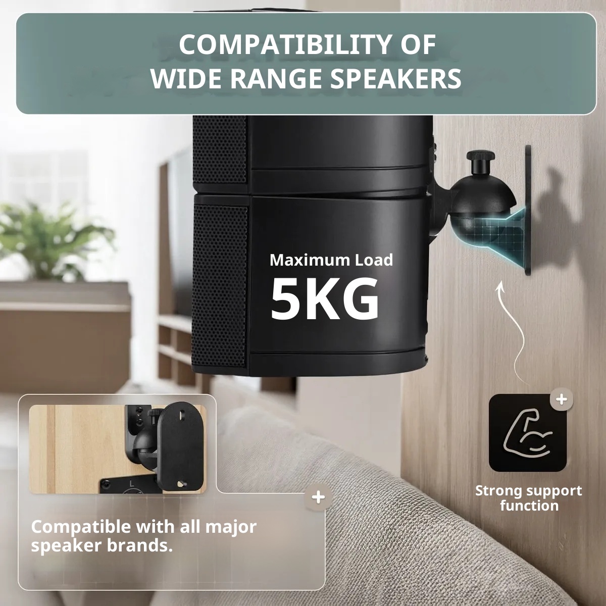 Suportes de alto-falante de mo - Home Cinema Logitech Z906 avaliação e preço