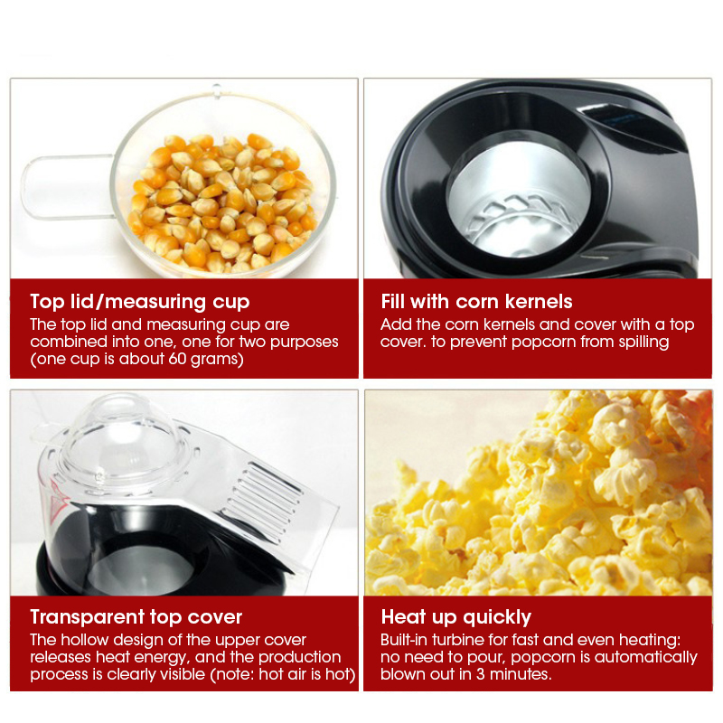 Máquina de Pipoca Elétrica Tot - Popcorn Machine Home avaliação e preço