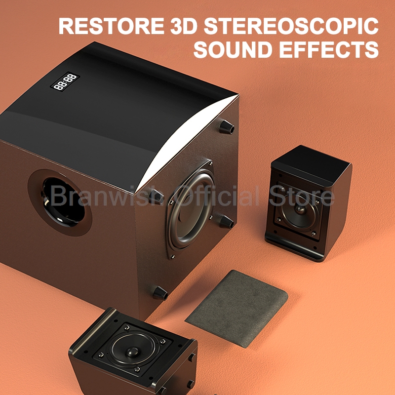 2.1 amplificador de caixa de s - Home Cinema Pc avaliação e preço