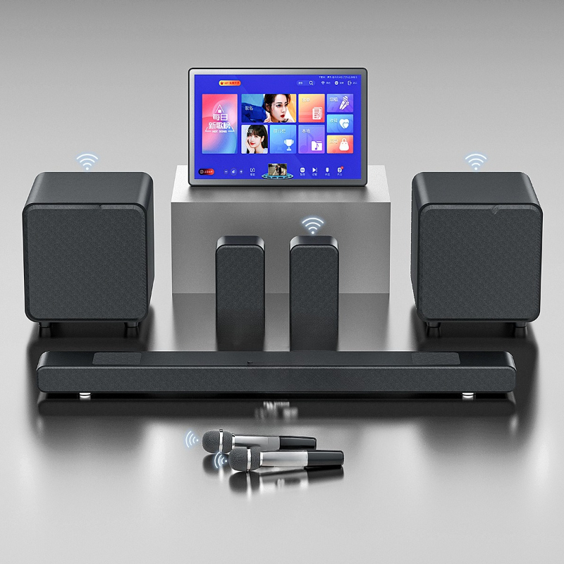 TV LCD, estéreo externo, proje - Home Cinema Karaoke Projector avaliação e preço