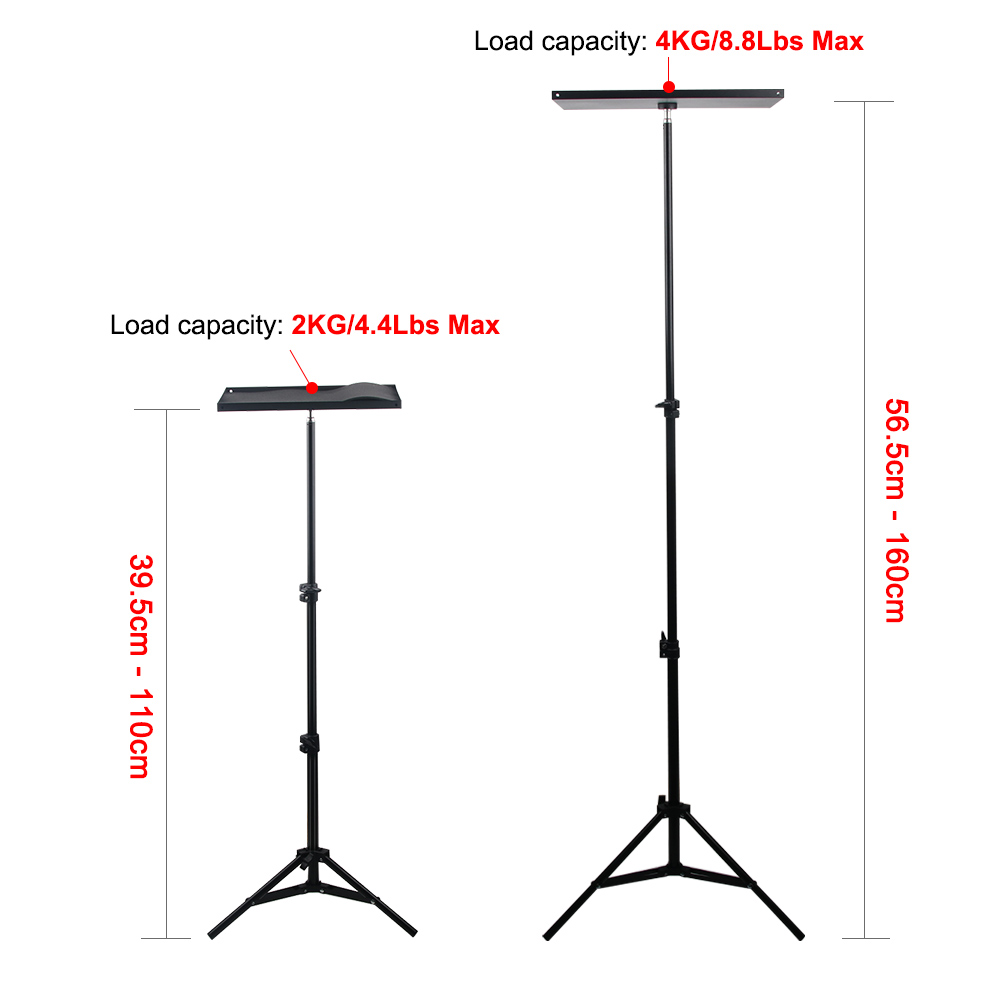 110cm 160cm ajustável universa - Projector Tripod Stand avaliação e preço