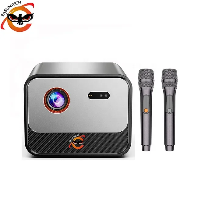 Projetores Portáteis Mini 4K C - Home Cinema Karaoke Projector avaliação e preço