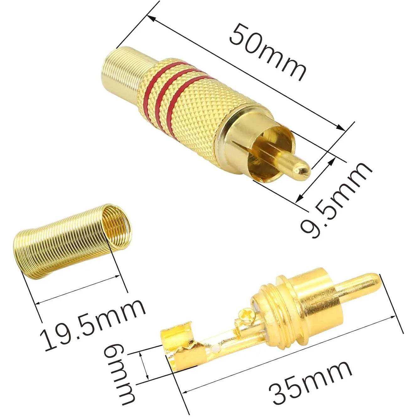 Conector de Áudio e Vídeo RCA  - Home Cinema Sound System avaliação e preço
