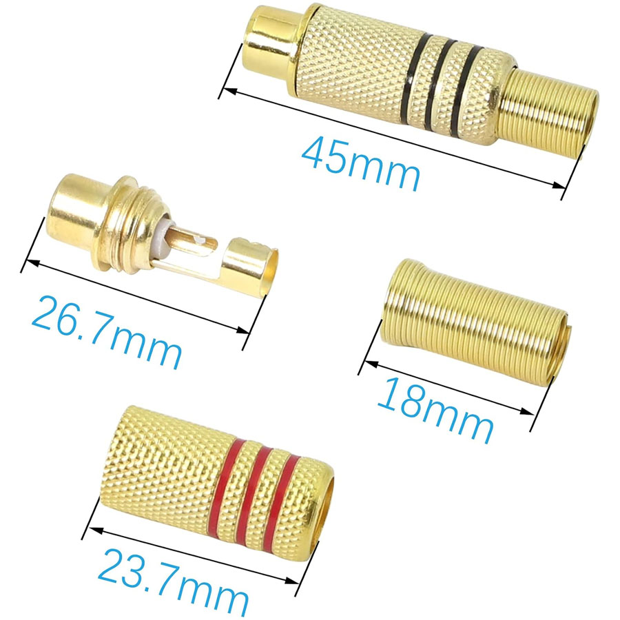 Conector de Áudio e Vídeo RCA  - Home Cinema Sound System avaliação e preço