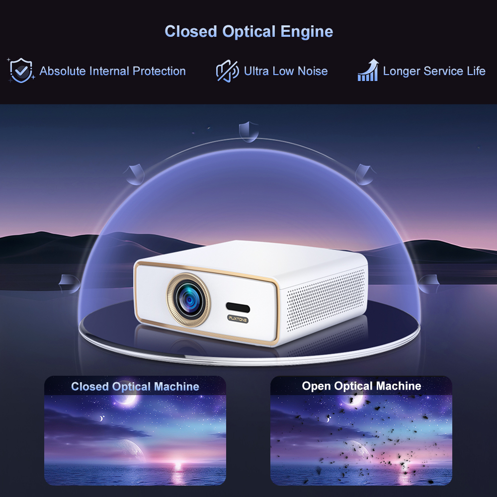 Projetor Portátil Flixtone E90 - Home Cinema Pc avaliação e preço